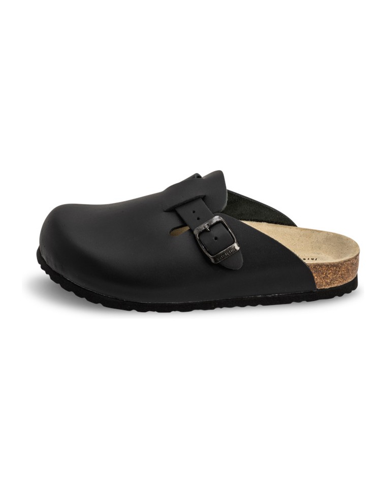VITAFORM-Vollrindleder-Clogs-schwarz