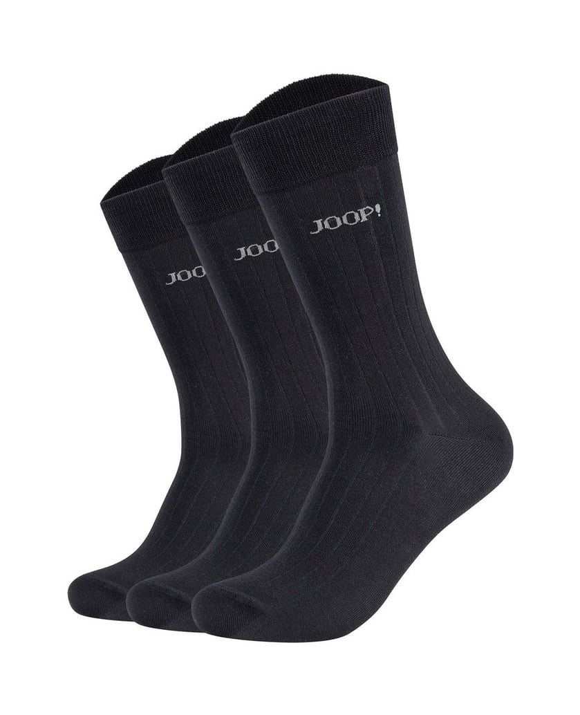 Joop-Unisex-Socken-3er-Pack-Premium-Essential-Mercerised-Socks-3P-schwarz