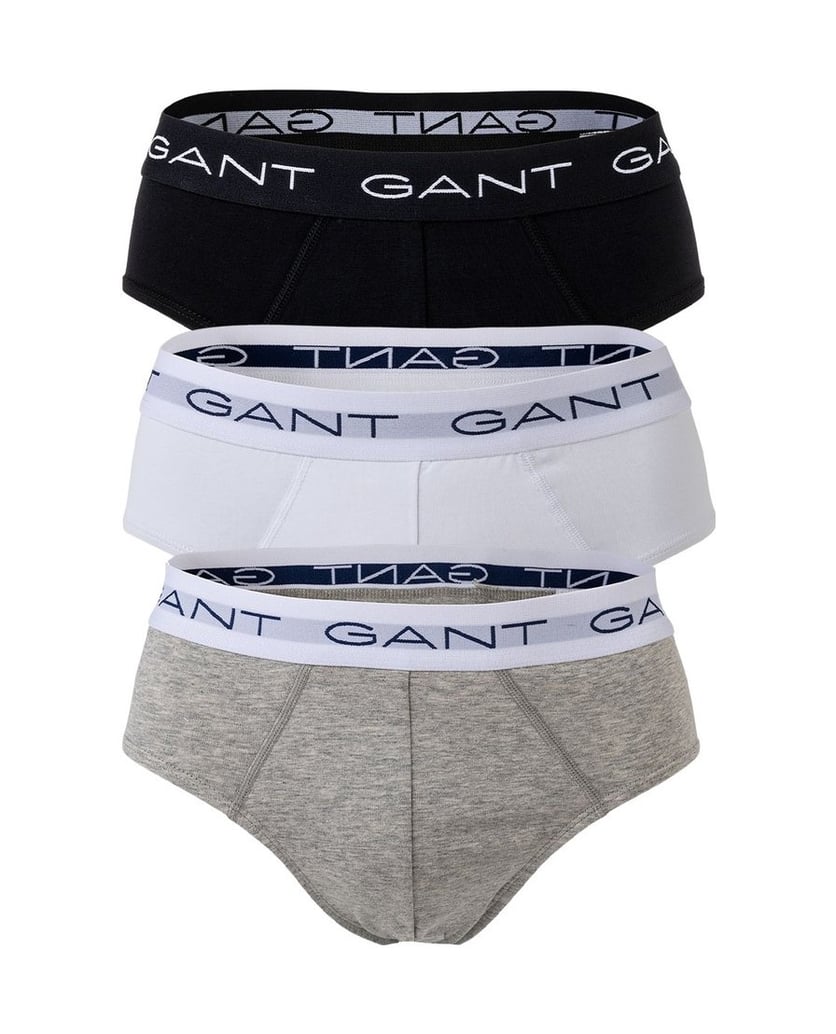 GANT-Herren-Slip-3er-Pack-BRIEF-3-PACK-schwarz