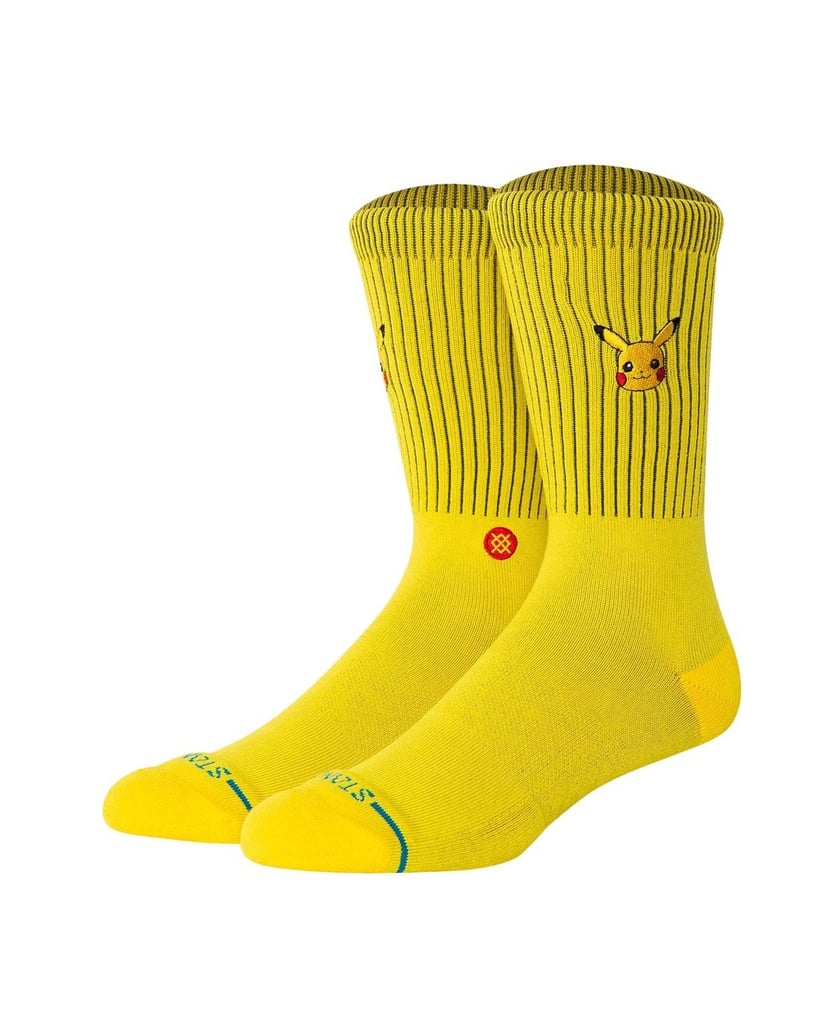 STANCE-Unisex-Socken-1er-Pack-PIKACHU-CREW-gelb