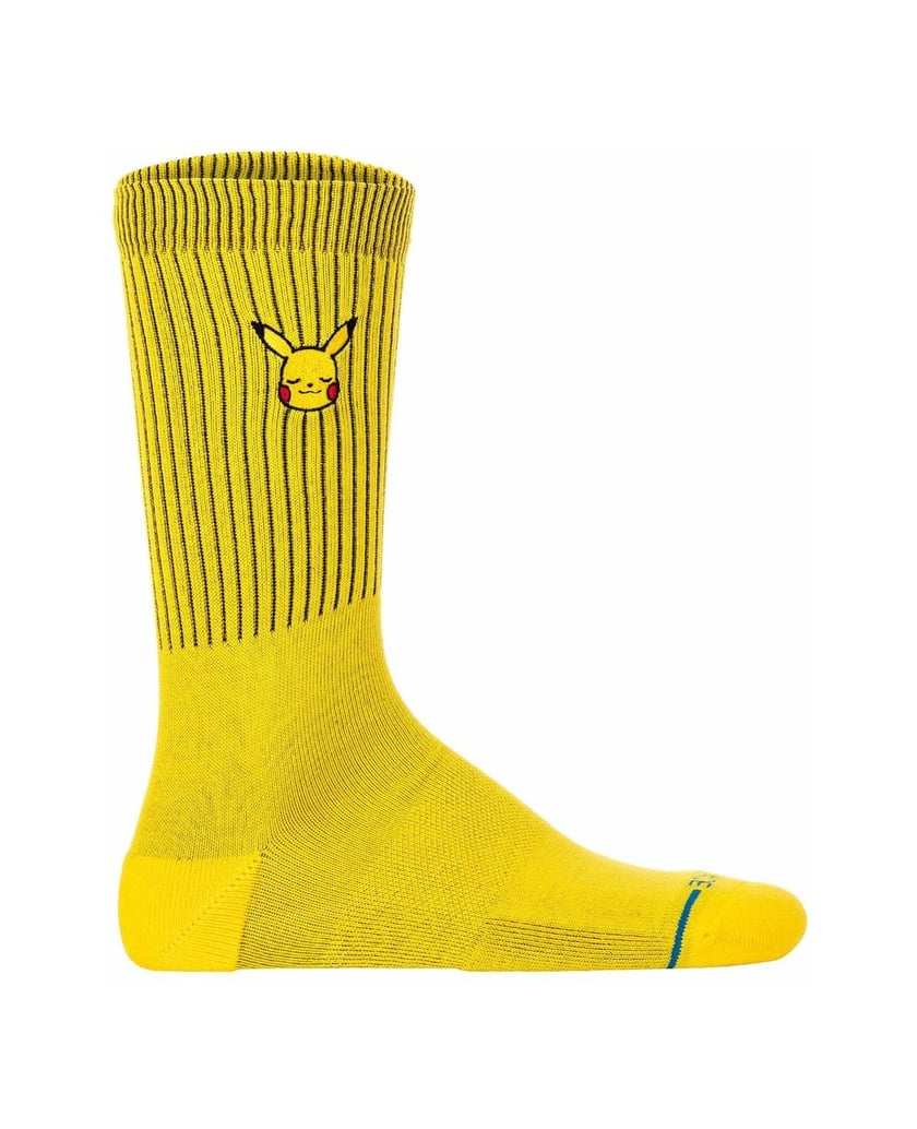 STANCE-Unisex-Socken-1er-Pack-PIKACHU-CREW-gelb