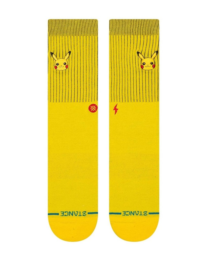 STANCE-Unisex-Socken-1er-Pack-PIKACHU-CREW-gelb
