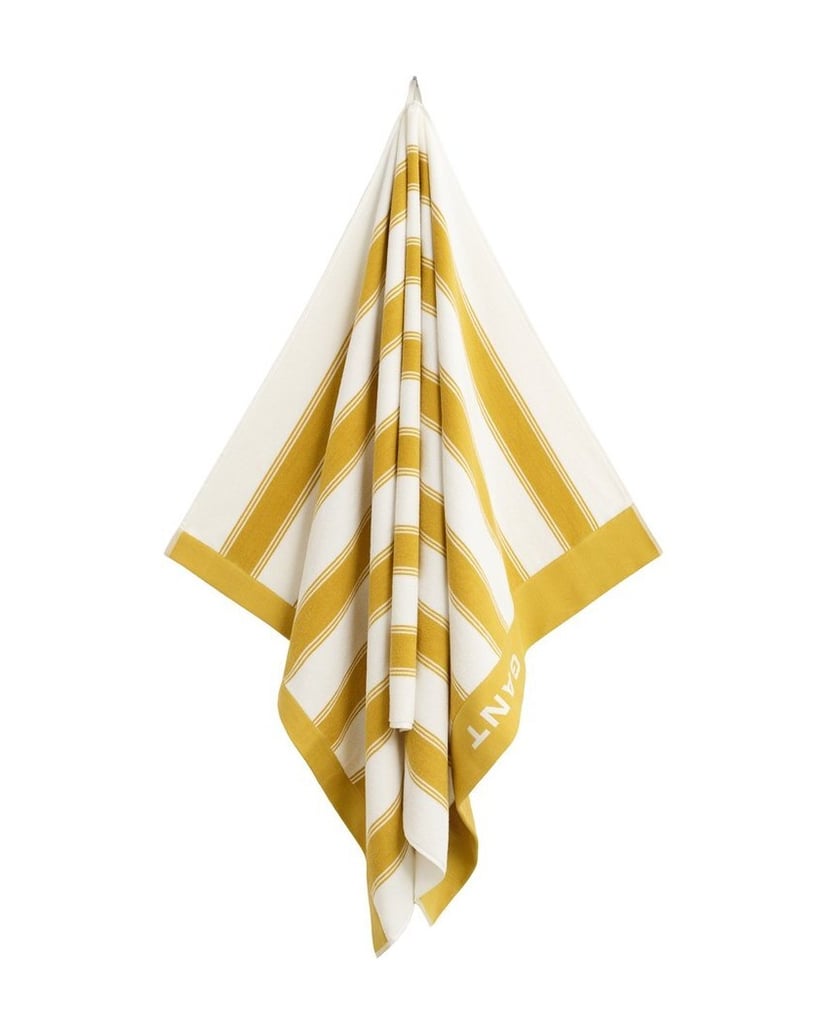 GANT-Unisex-Strandtuch-1er-Pack-YACHT-STRIPE-BEACH-TOWEL-gelb
