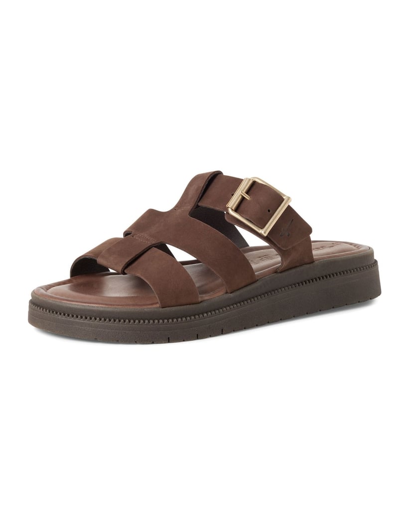 TAMARIS-Pantoffel-braun