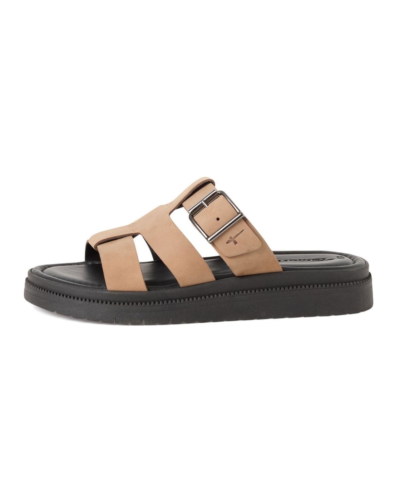 TAMARIS-Pantoffel-braun