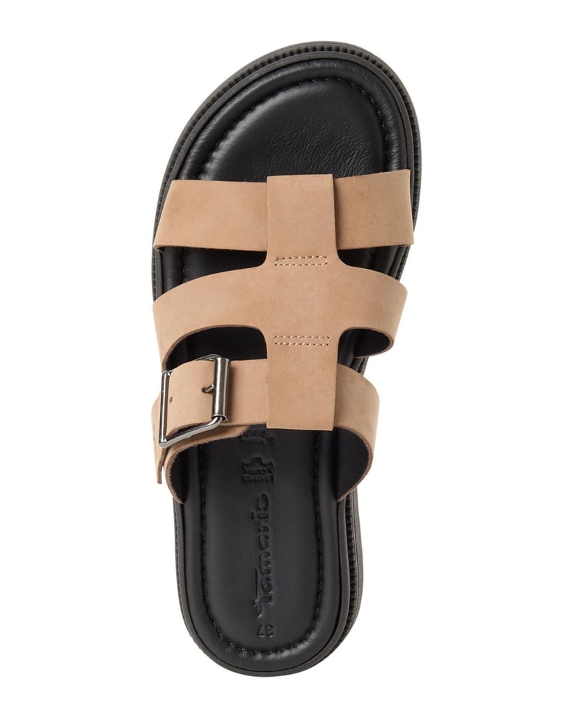 TAMARIS-Pantoffel-braun