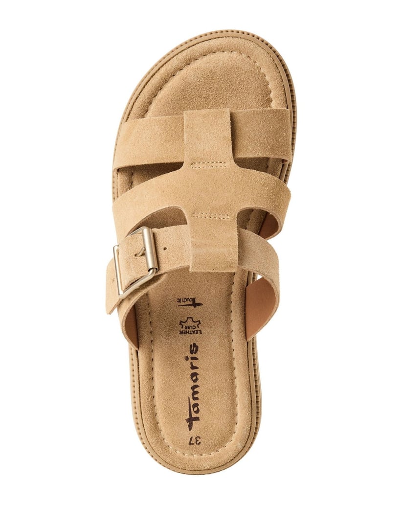 TAMARIS-Pantoffel-braun