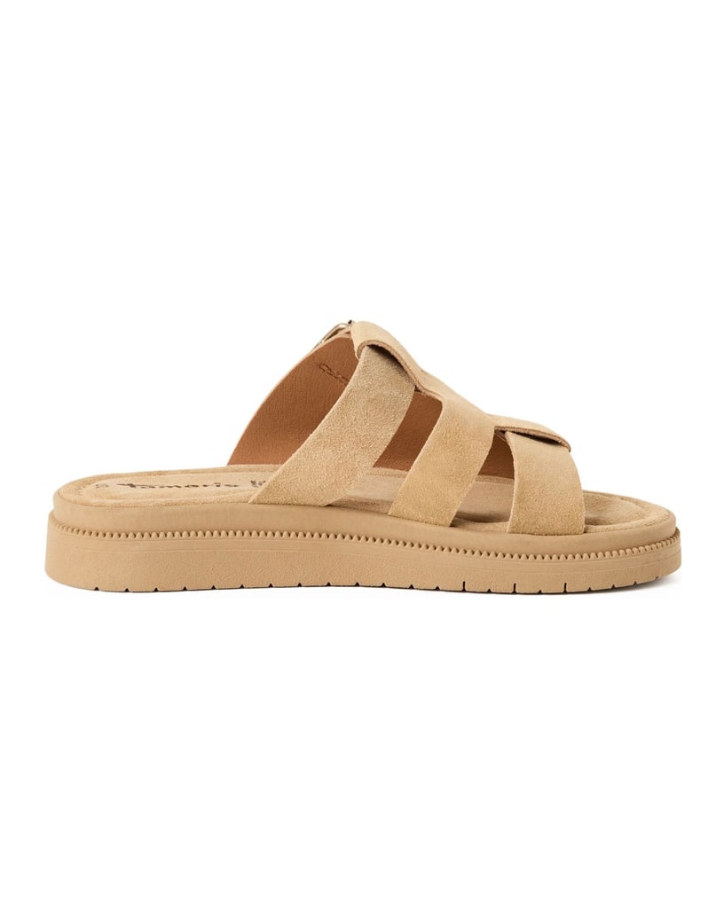 TAMARIS-Pantoffel-braun