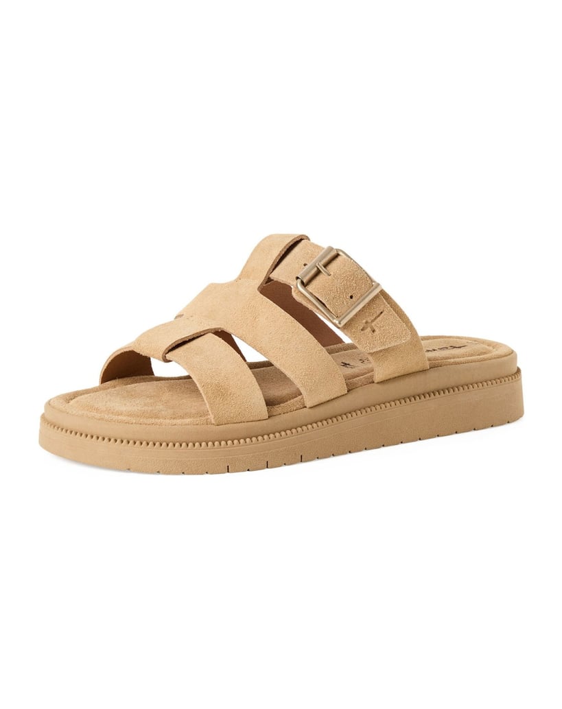 TAMARIS-Pantoffel-braun