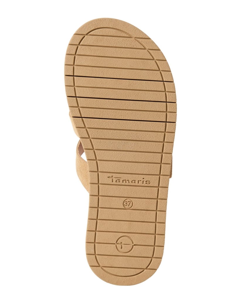 TAMARIS-Pantoffel-braun