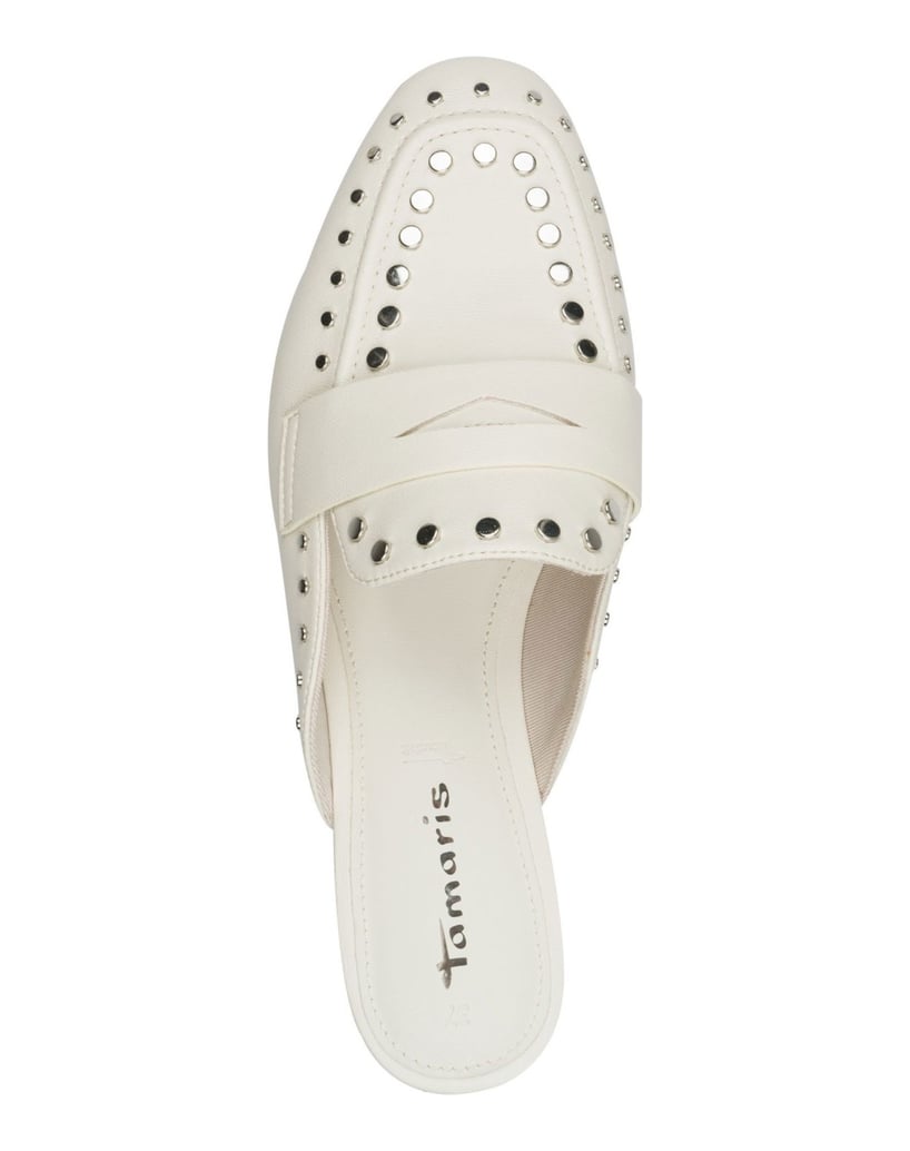 TAMARIS-Pantoffel-weiss