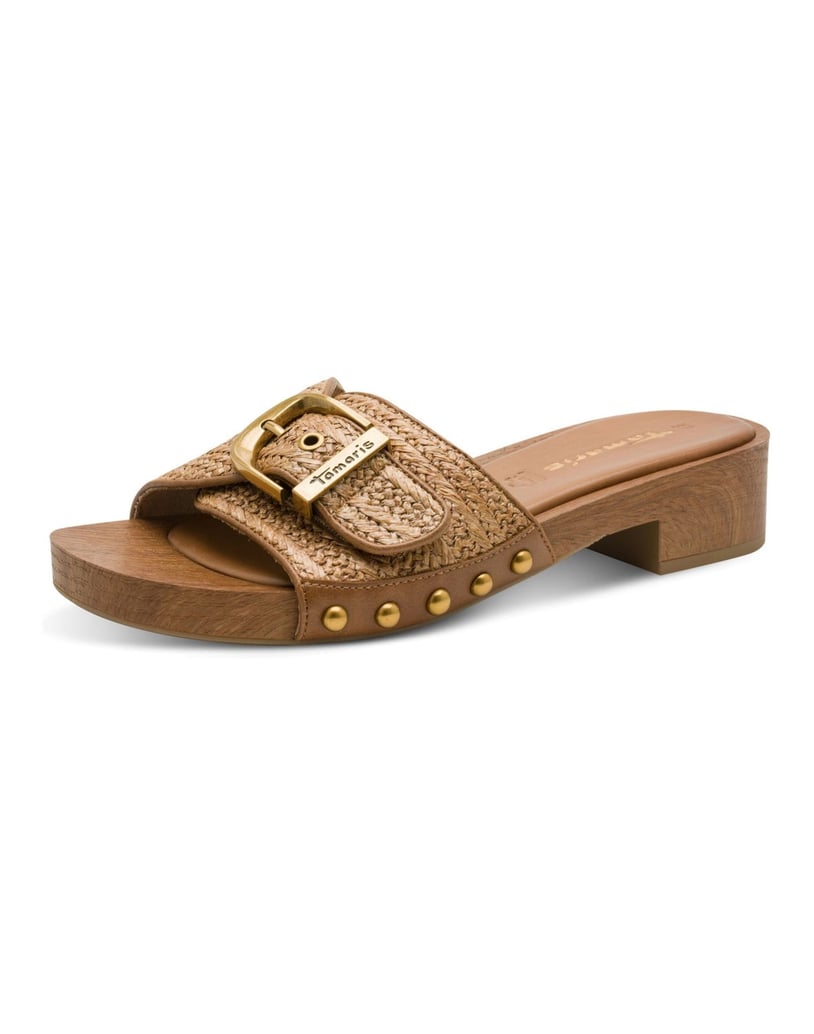 TAMARIS-Pantoffel-braun