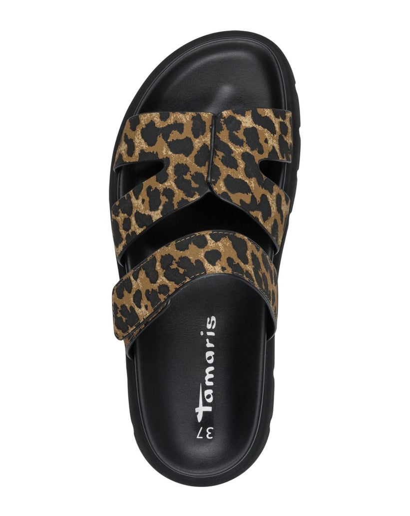 TAMARIS-Pantoffel-braun