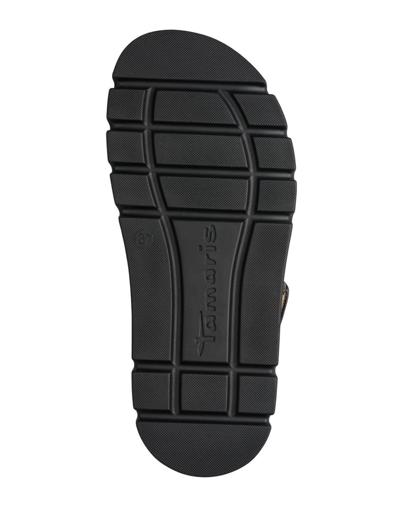 TAMARIS-Pantoffel-braun