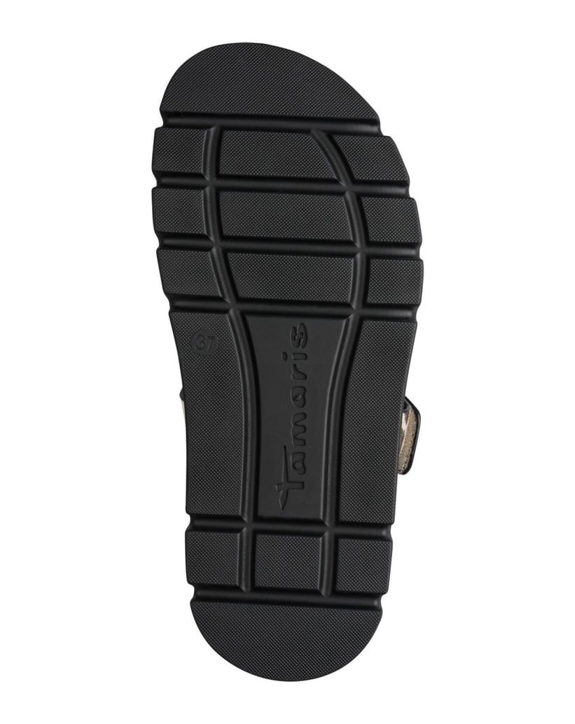 TAMARIS-Pantoffel-braun