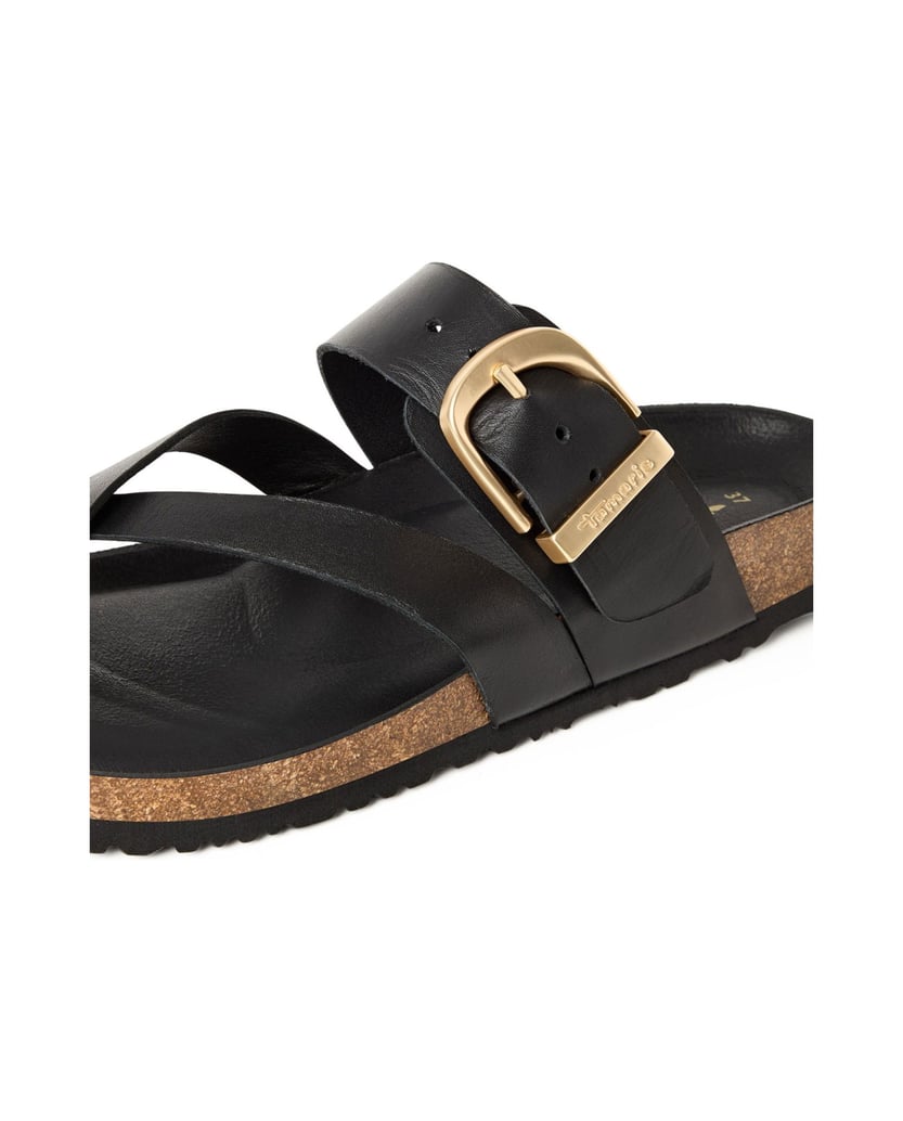 TAMARIS-šľapky-čierna