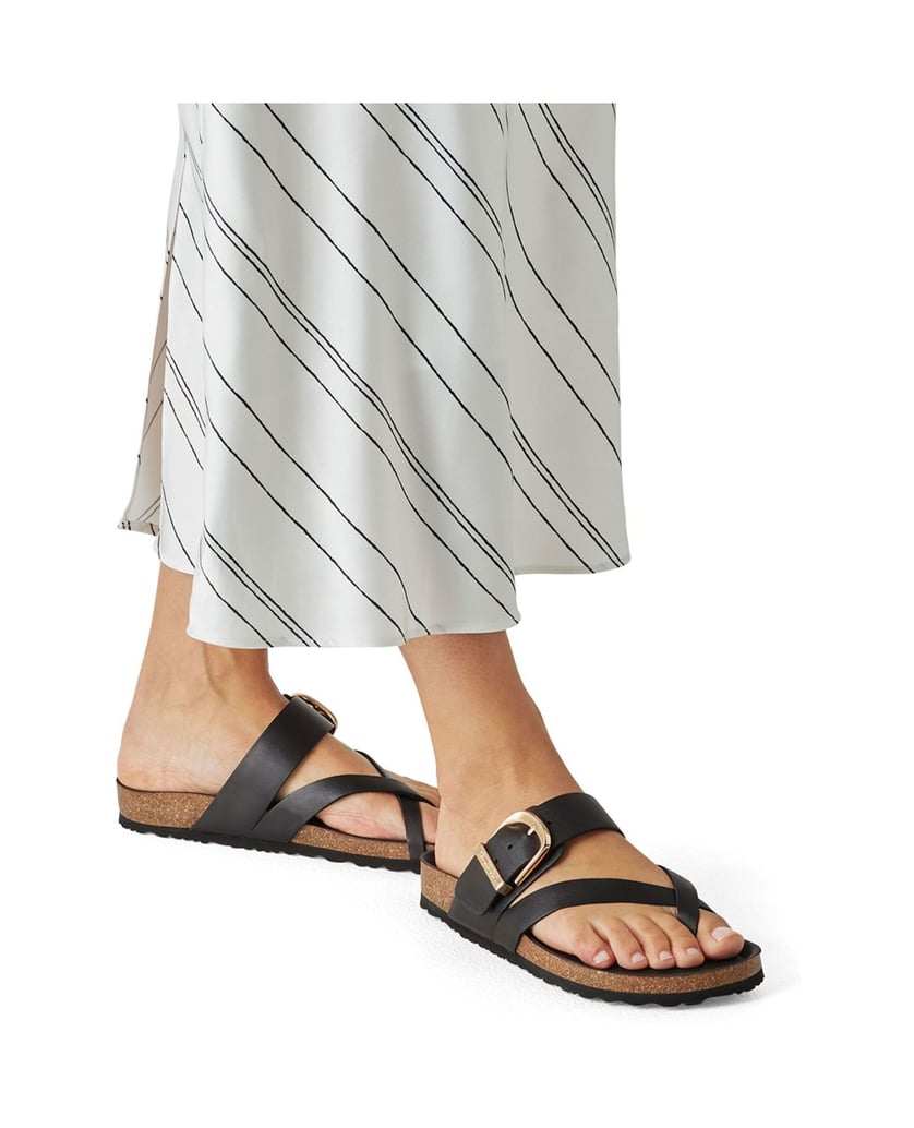 TAMARIS-šľapky-čierna