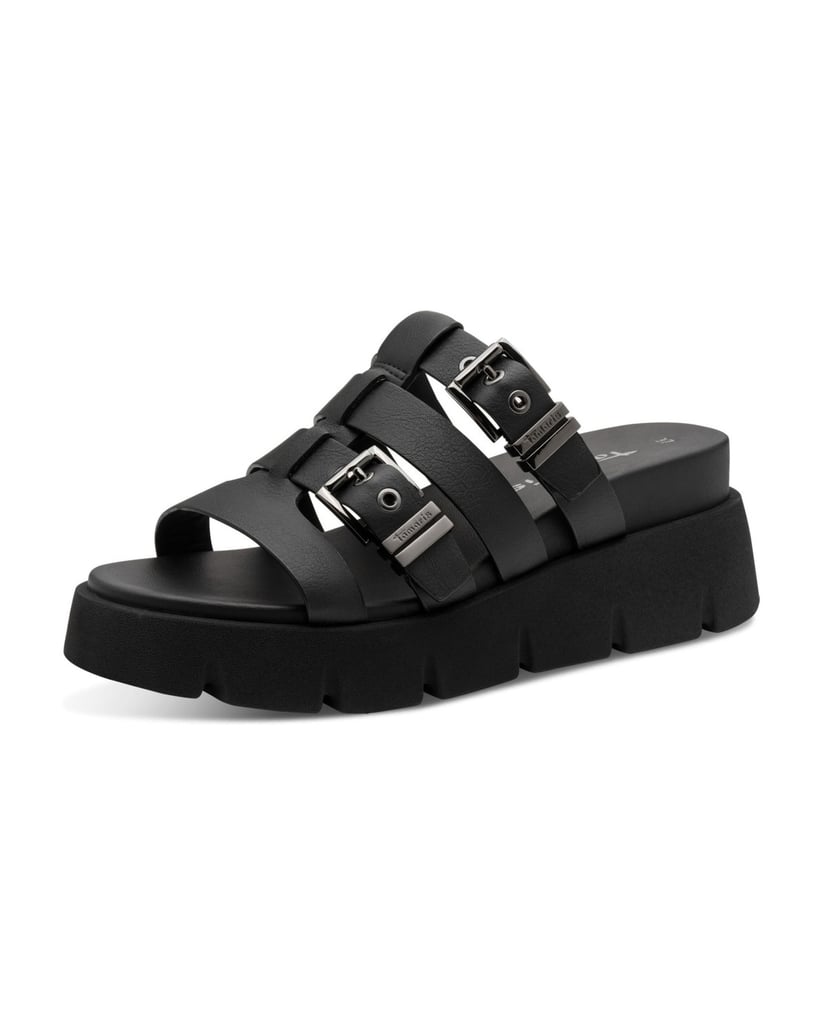 TAMARIS-Pantoffel-schwarz