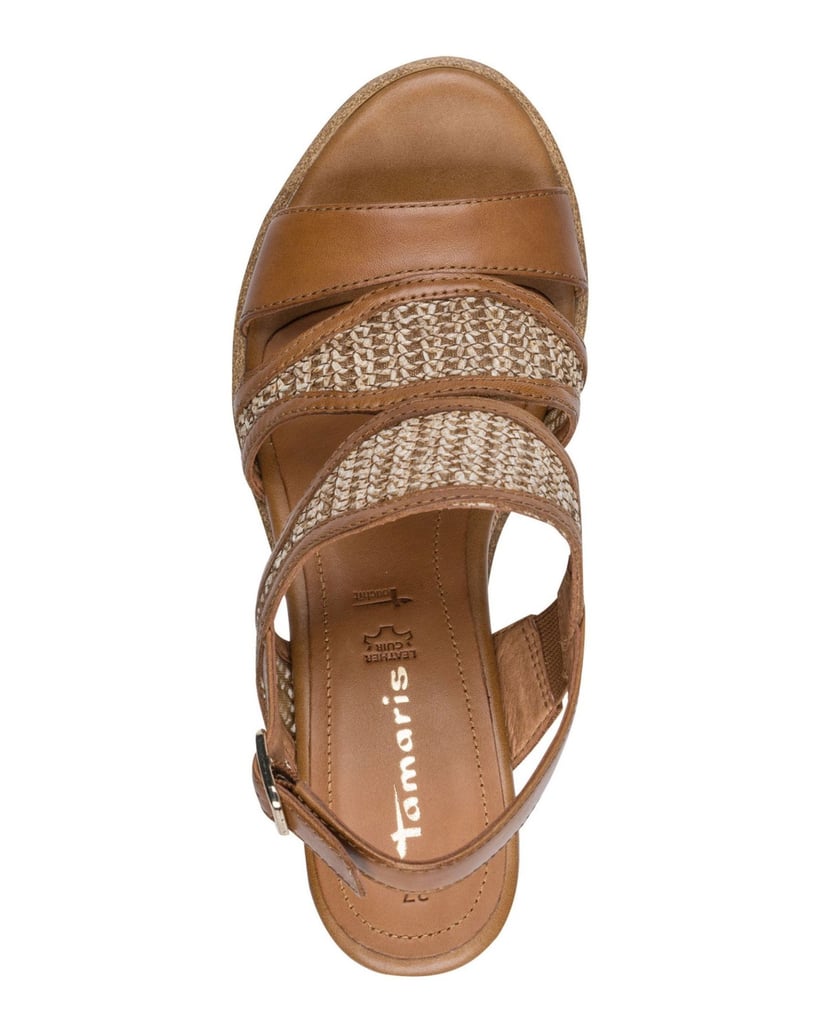 TAMARIS-Sandalette-braun