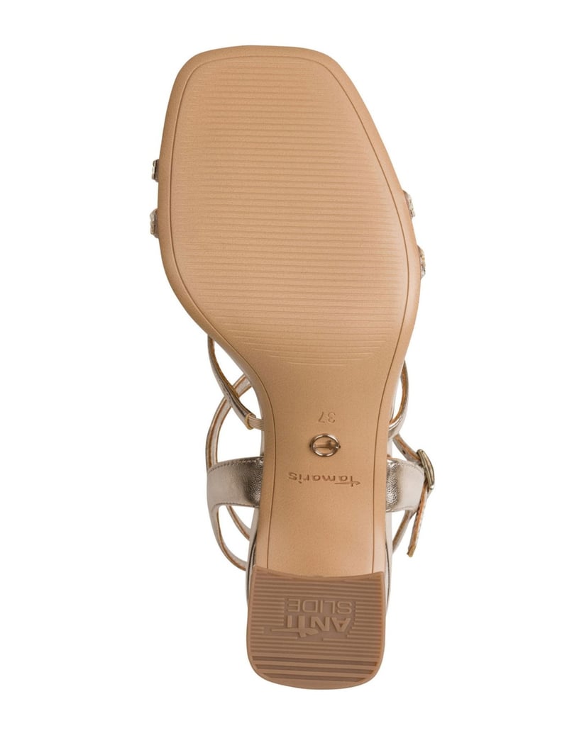 TAMARIS-sandále-zlatá