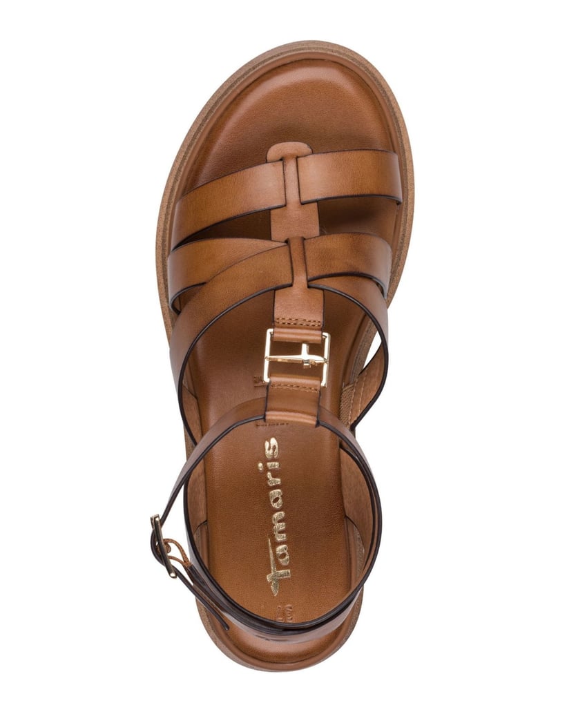 TAMARIS-sandále-hnědá