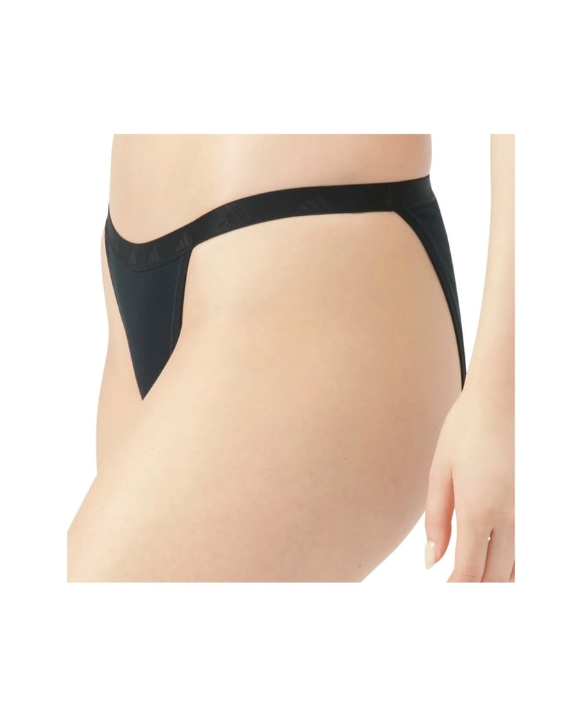 Adidas-Damen-Slip-6er-Pack-Sport-Active-Essential-Bikini-Slip-6P-schwarz