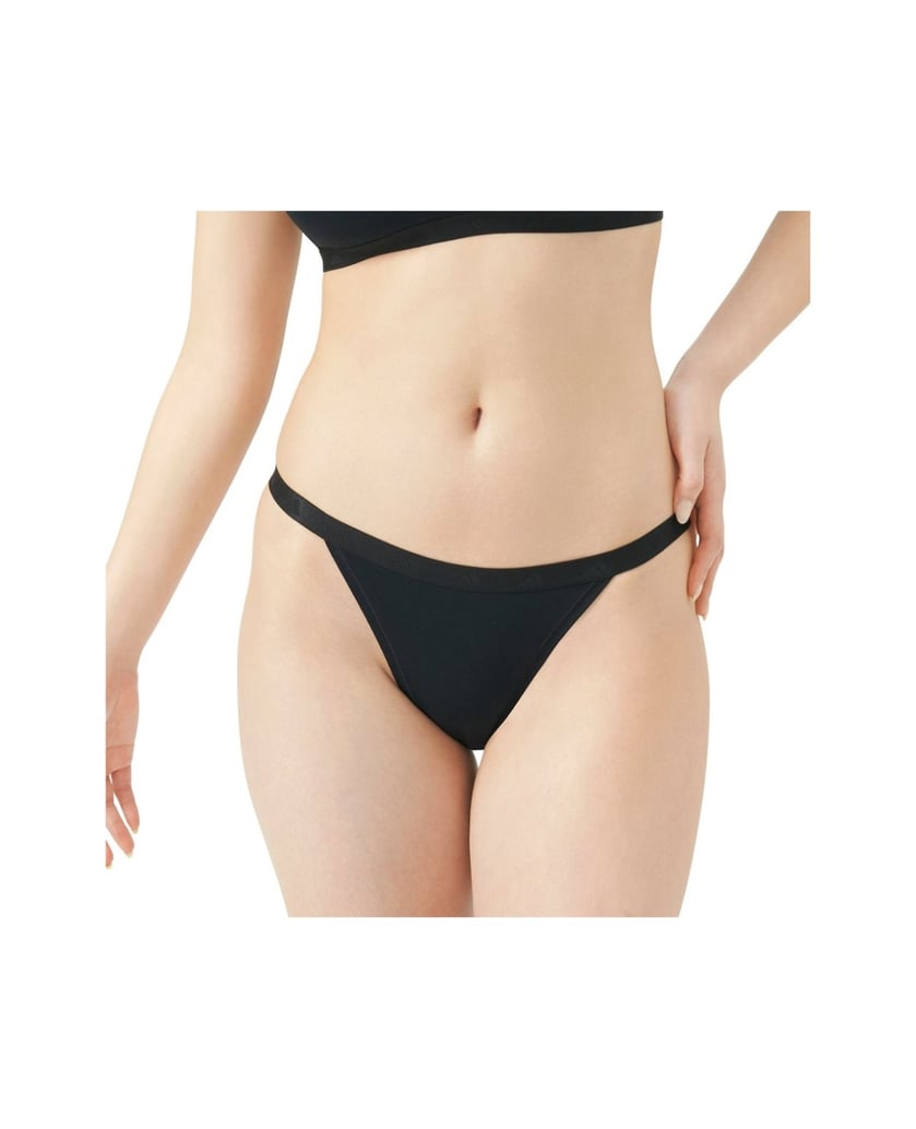 Adidas-Damen-Slip-6er-Pack-Sport-Active-Essential-Bikini-Slip-6P-schwarz