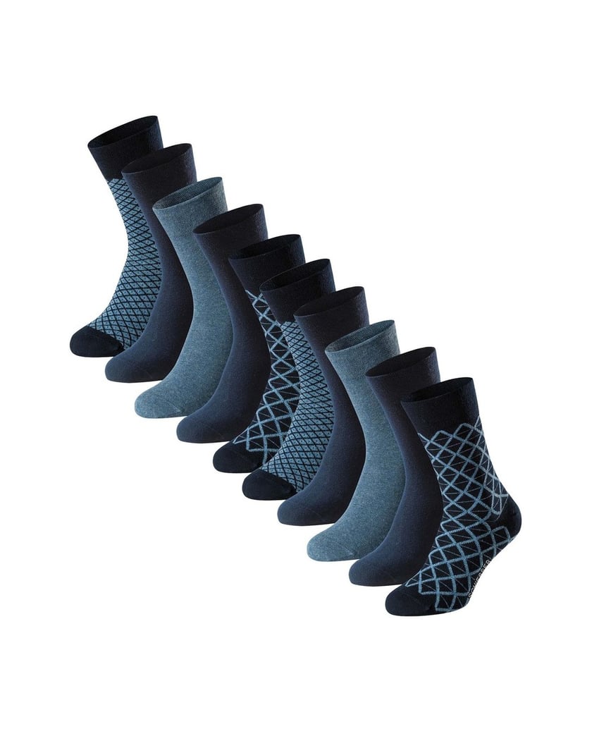 SCHIESSER-Herren-Socken-10er-Pack-Bluebird-10P-schwarz-