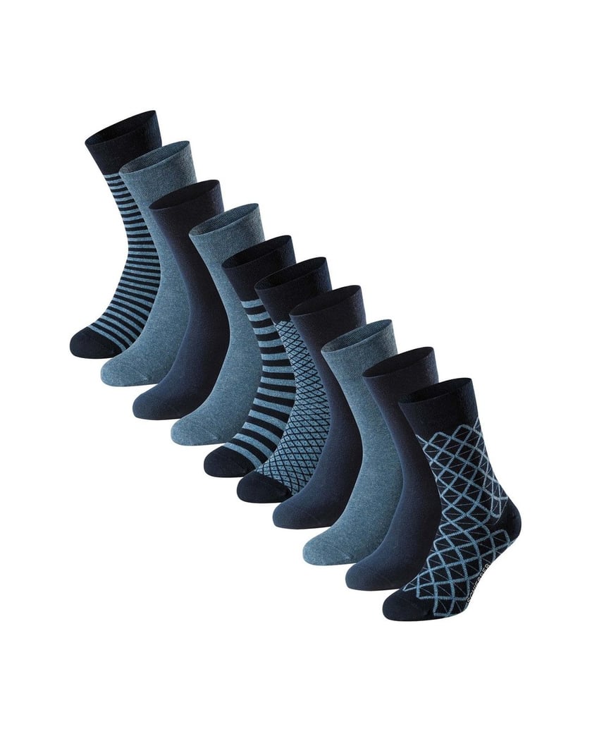 SCHIESSER-Herren-Socken-10er-Pack-Bluebird-10P-schwarz-