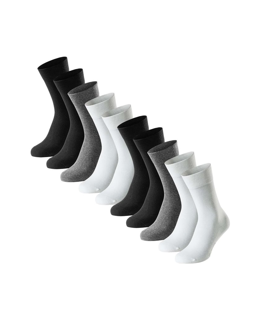 SCHIESSER-Herren-Socken-10er-Pack-Bluebird-10P-schwarz-