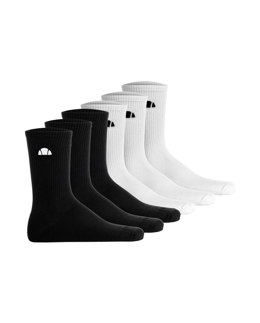 ELLESSE-Unisex-Socken-6er-Pack-ALACRE-Crew-Socks-6P-schwarz