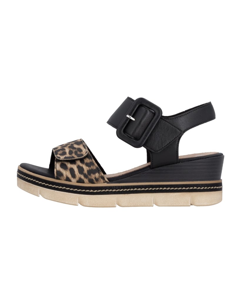 Remonte-Sandále-na-platforme-D2L53-čierna