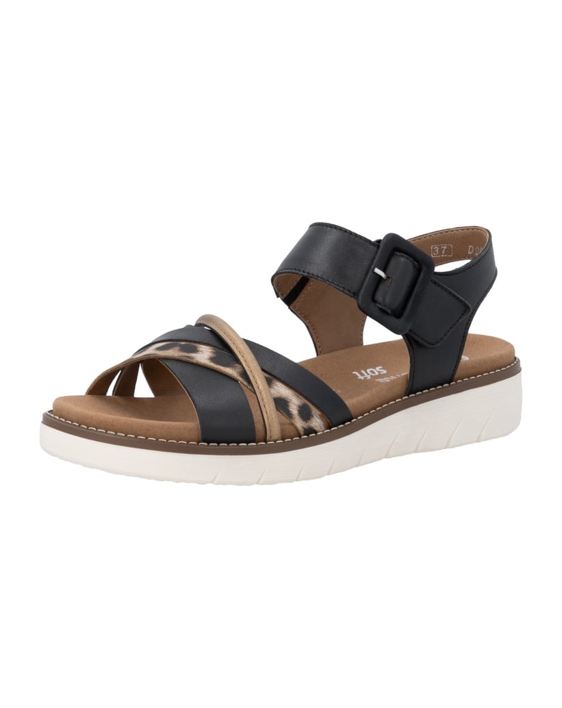 Remonte-Riemchensandalen-D2043-čierna