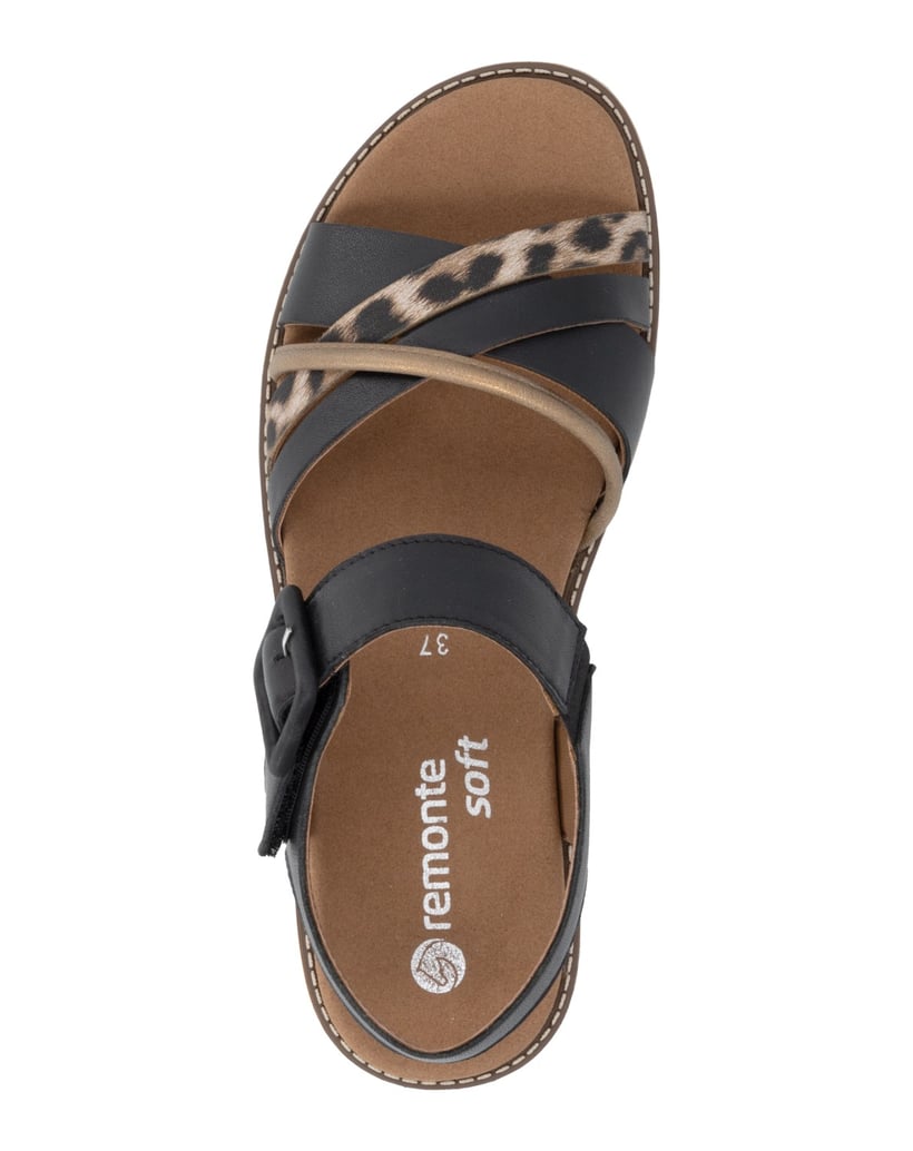 Remonte-Riemchensandalen-D2043-čierna