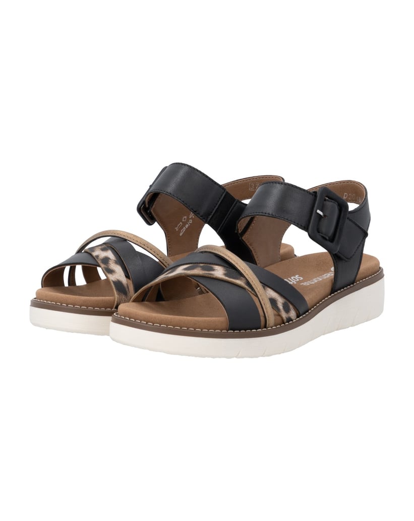 Remonte-Riemchensandalen-D2043-čierna