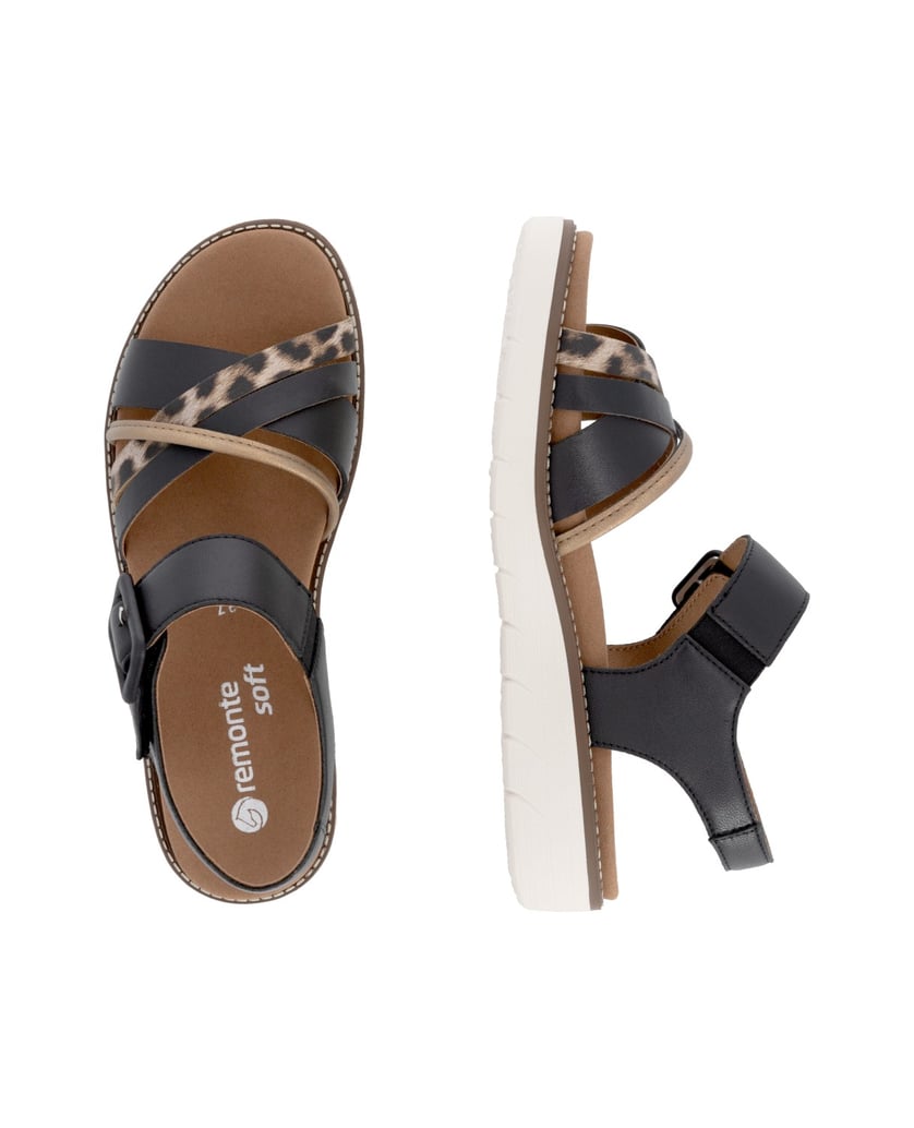 Remonte-Riemchensandalen-D2043-čierna