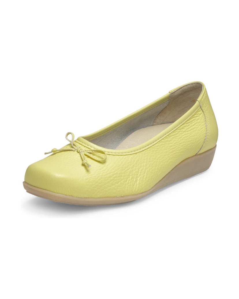 VITAFORM-Hirschleder-Ballerinas-gelb