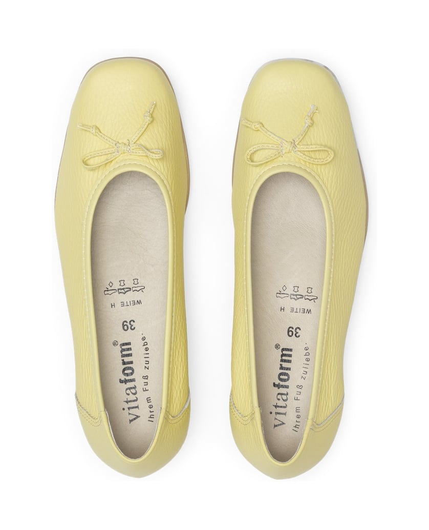 VITAFORM-Hirschleder-Ballerinas-gelb