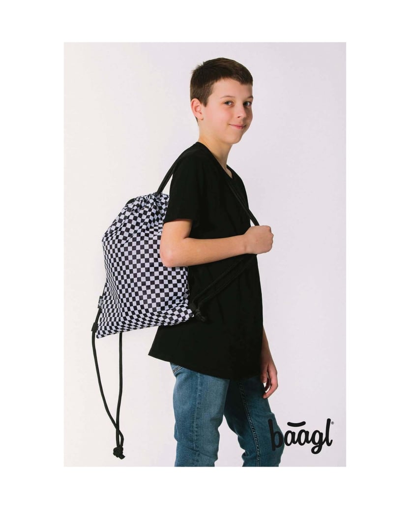 Baagl-Turnbeutel-Skate-Ska-Pattern-schwarz