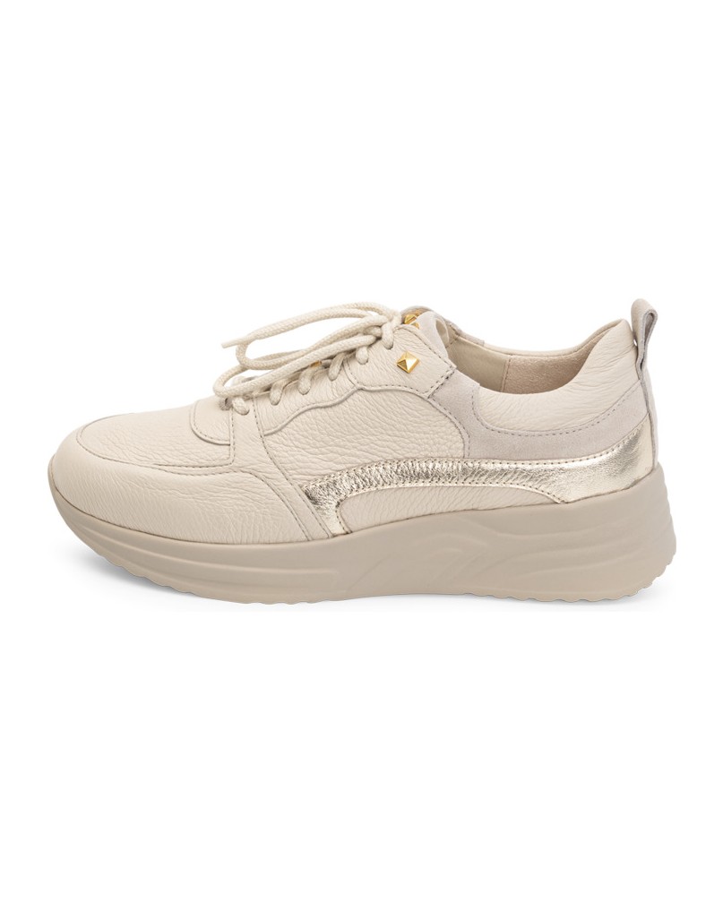 VITAFORM-Hirschleder-Sneaker-beige