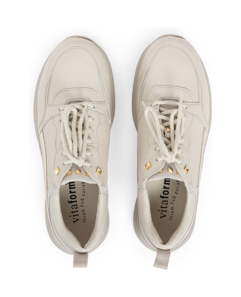 VITAFORM-Hirschleder-Sneaker-beige