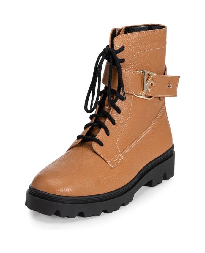 VITAFORM-Hirschleder-Stiefeletten-cognac