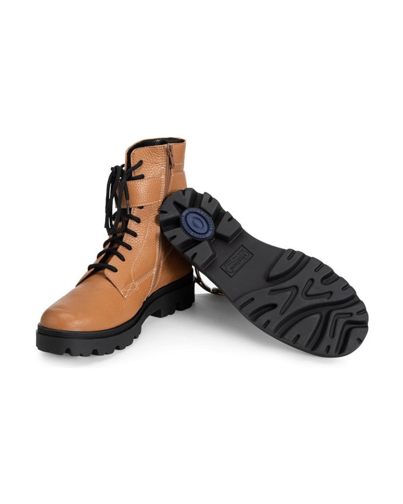 VITAFORM-Hirschleder-Stiefeletten-cognac