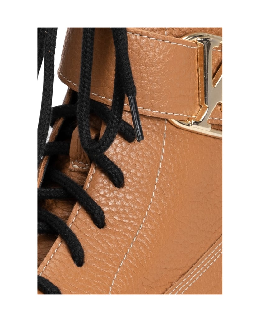 VITAFORM-Hirschleder-Stiefeletten-cognac