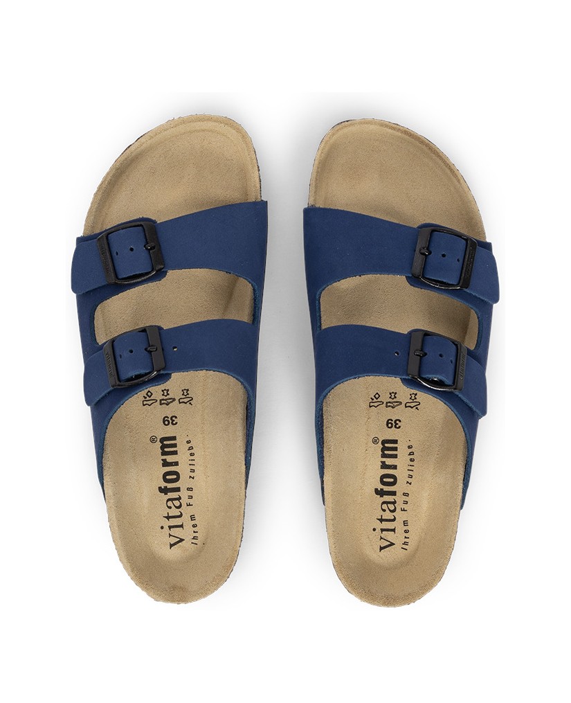 VITAFORM-Nubukleder-Pantoletten-blau