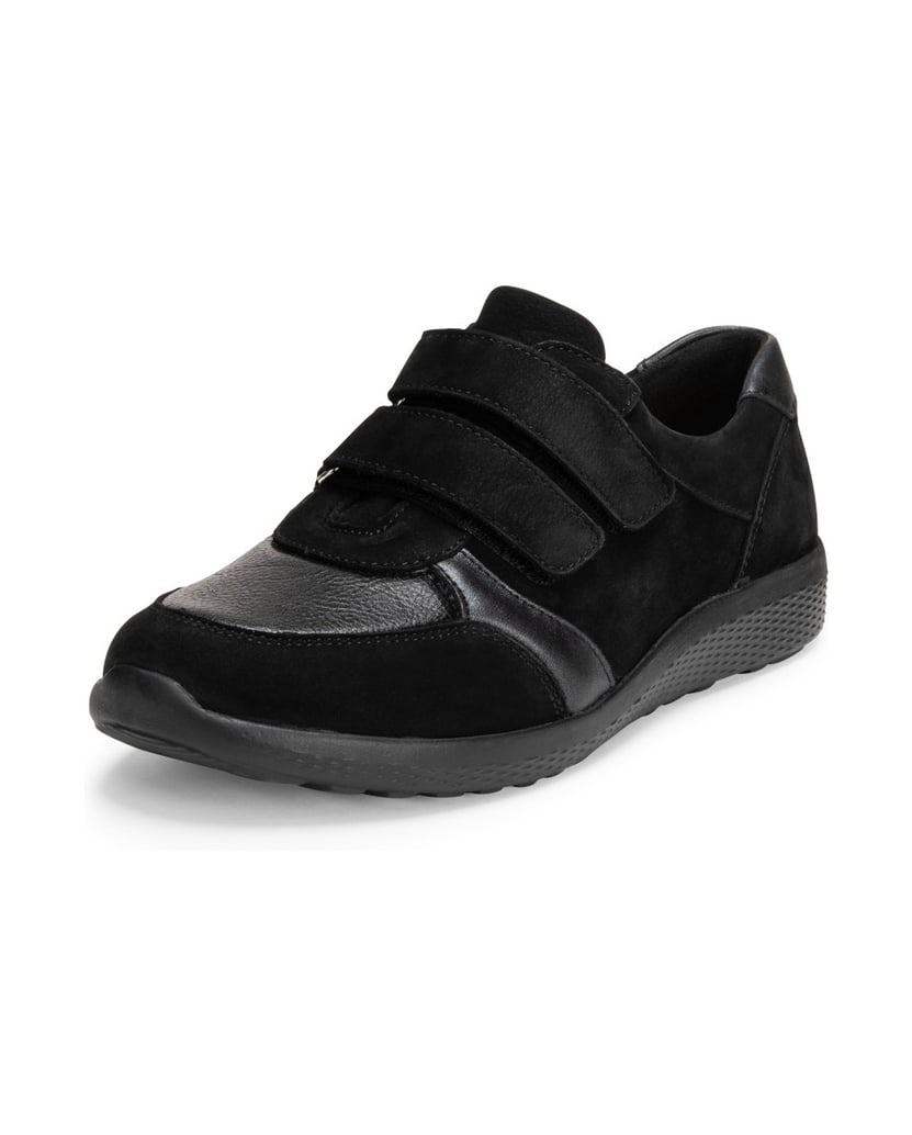 VITAFORM-Echt-Leder-&-vitaform-Stretch-Sneaker-schwarz