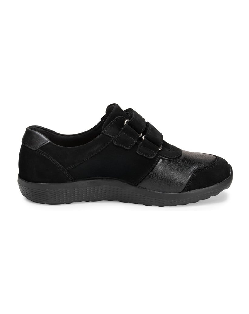 VITAFORM-Echt-Leder-&-vitaform-Stretch-Sneaker-schwarz