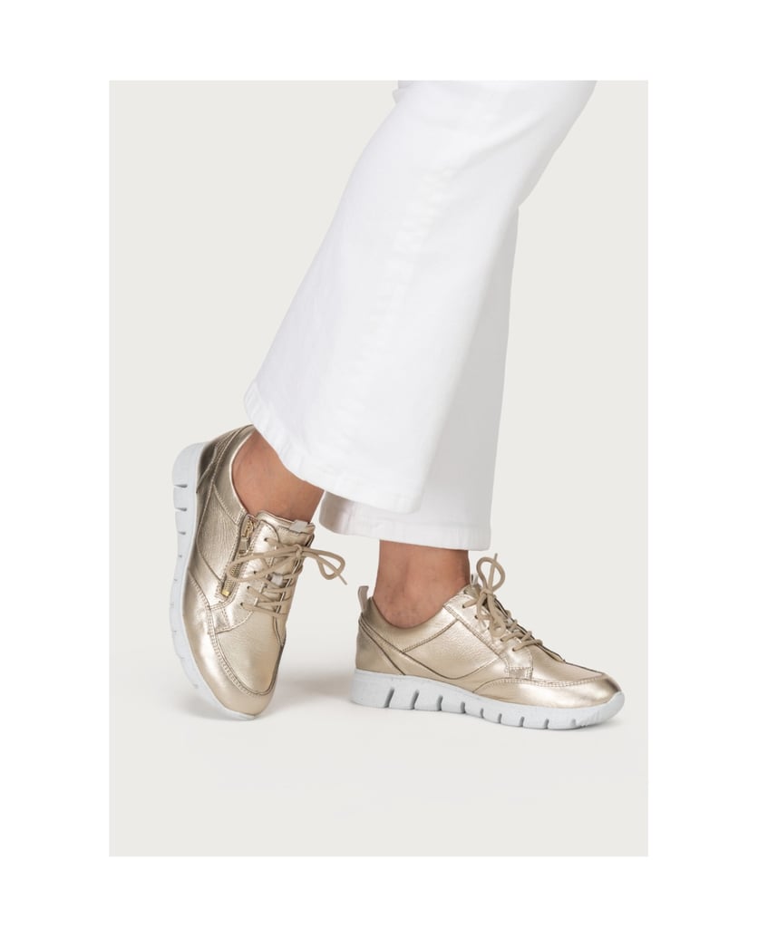 VITAFORM-Hirschleder-Sneaker-gold