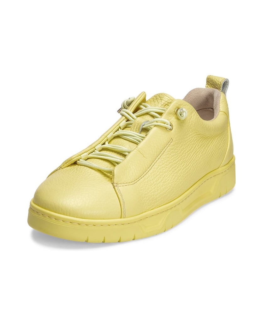 VITAFORM-Hirschleder-Sneaker-hellgelb