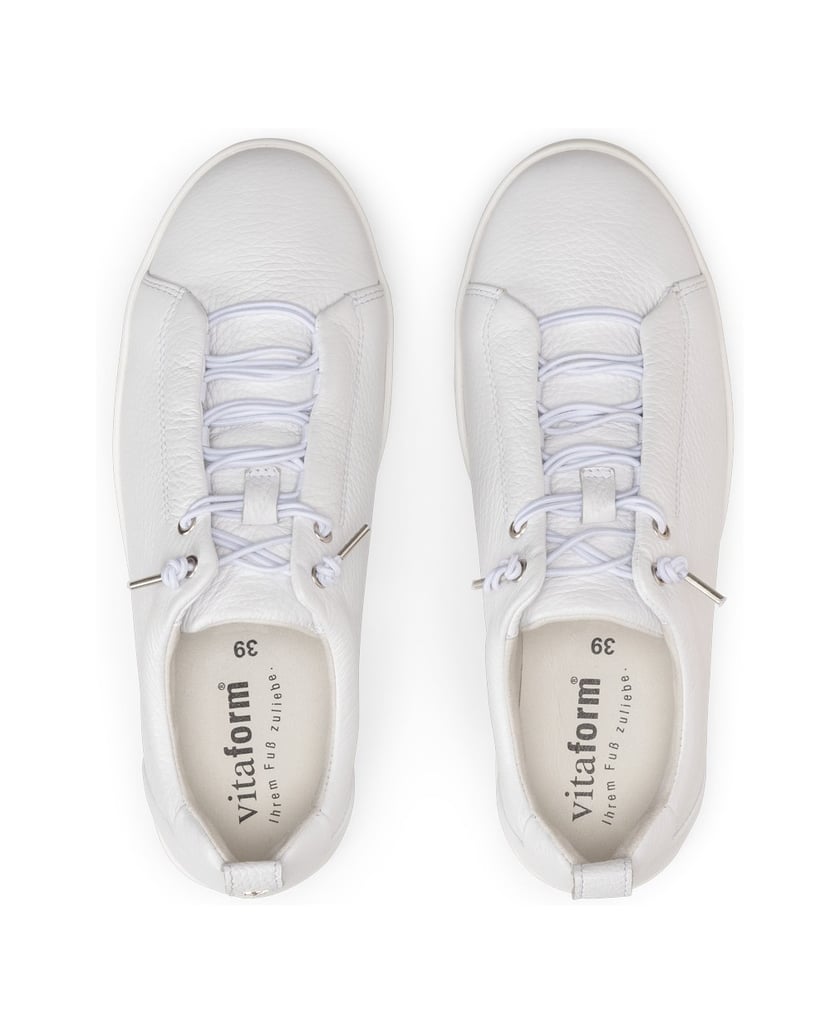 VITAFORM-Hirschleder-Sneaker-hellgelb